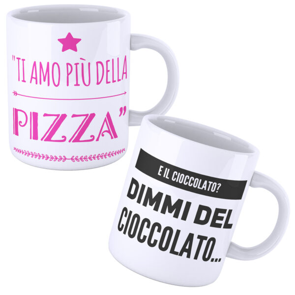 tazza pizza cioccolato